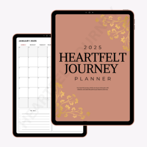 2025 Heartfelt Journey Planner: Golden Moments Edition